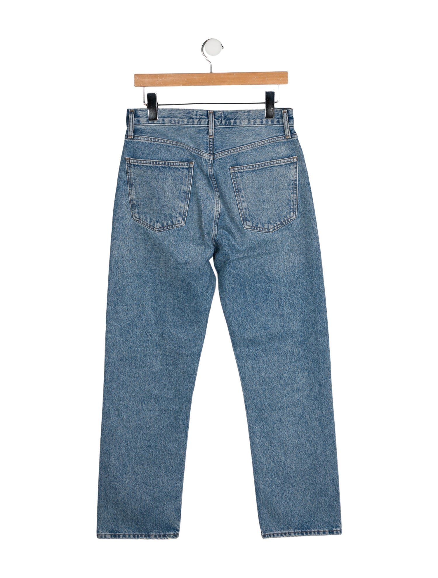 AGOLDE High-Rise Straight Leg Jeans