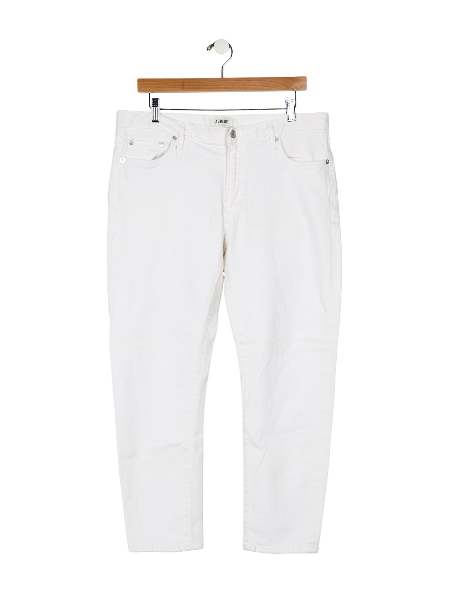 AGOLDE Mid-Rise Straight Leg Jeans