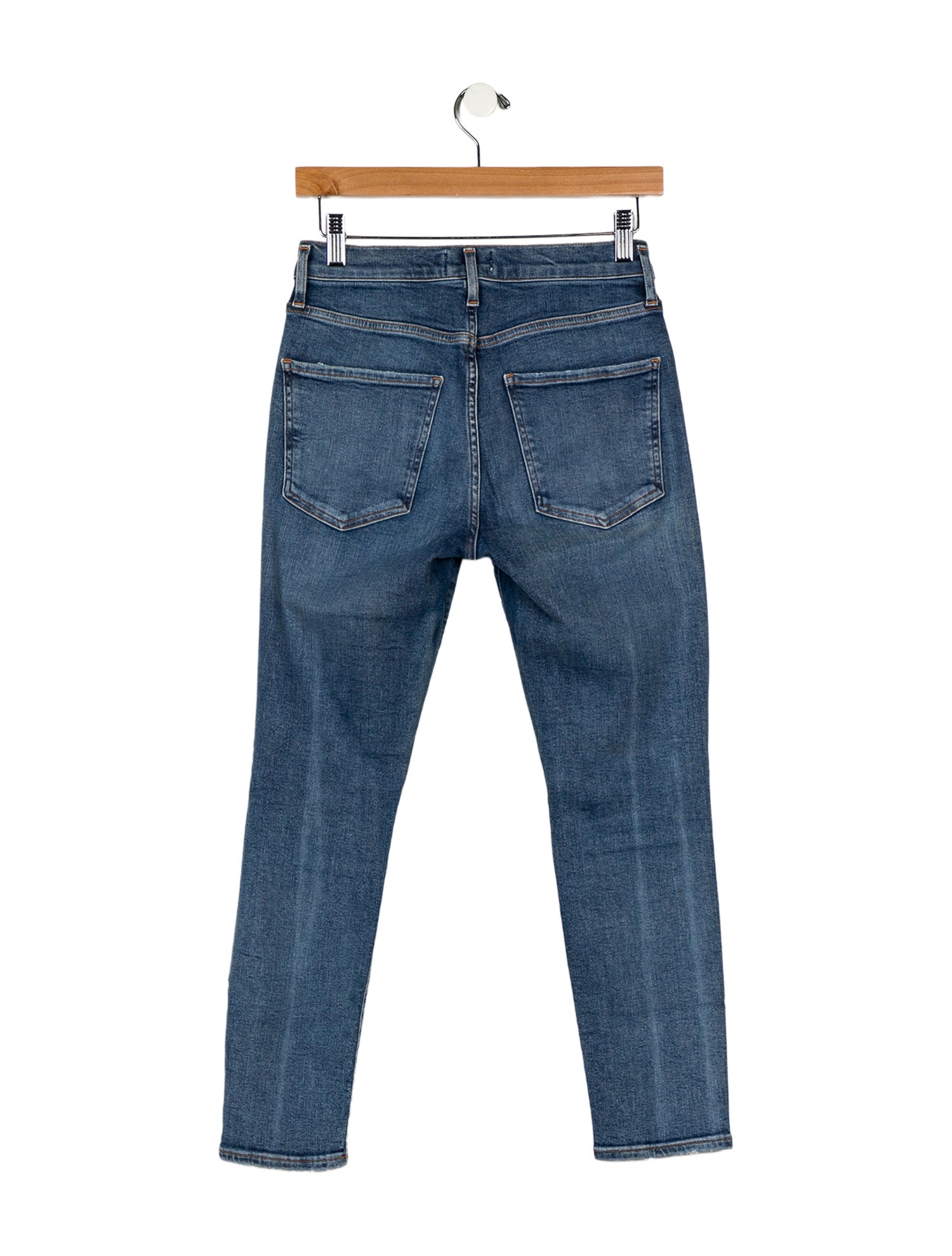 AGOLDE Mid-Rise Skinny Leg Jeans