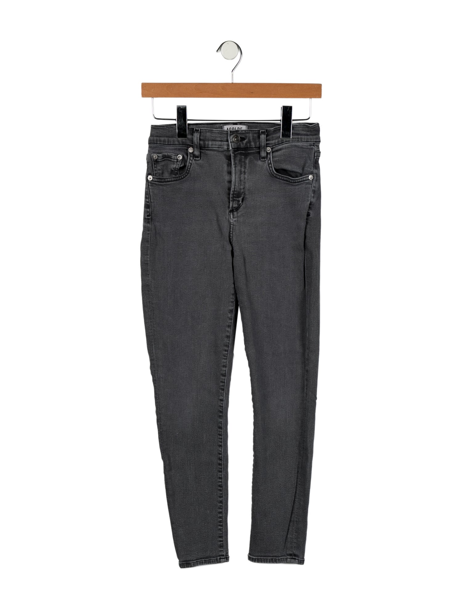 AGOLDE Mid-Rise Skinny Leg Jeans