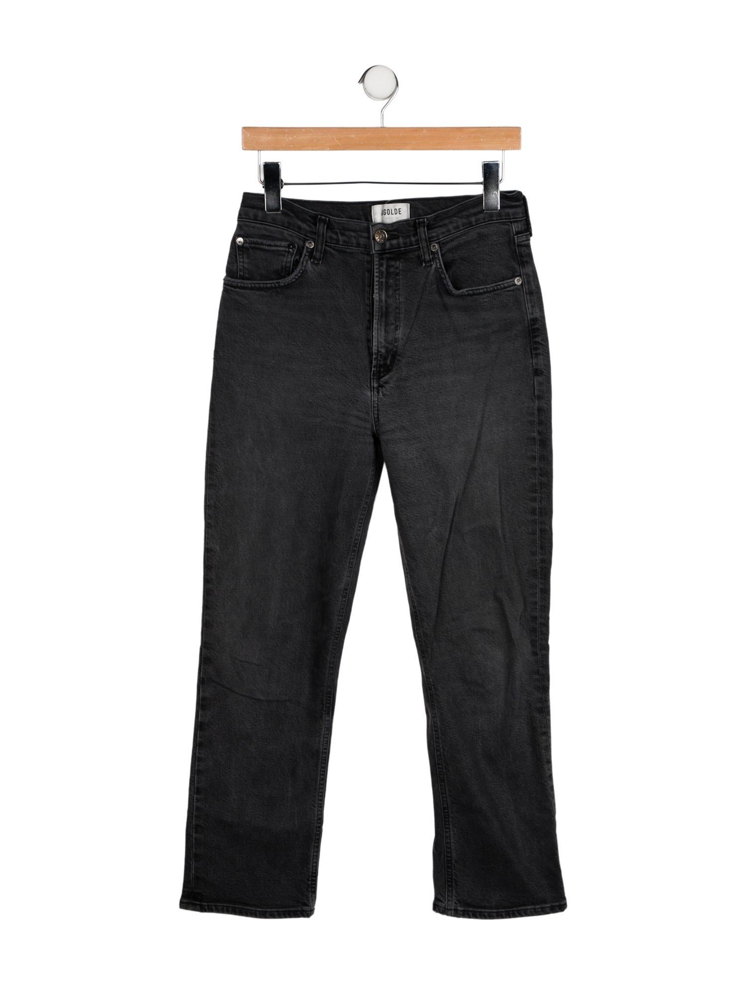 AGOLDE Mid-Rise Straight Leg Jeans