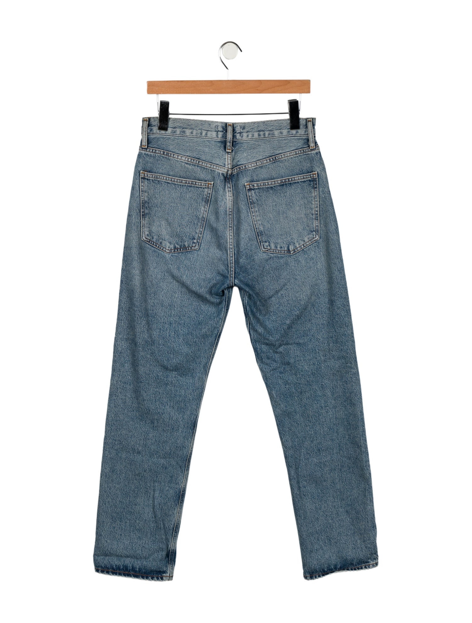 AGOLDE High-Rise Straight Leg Jeans