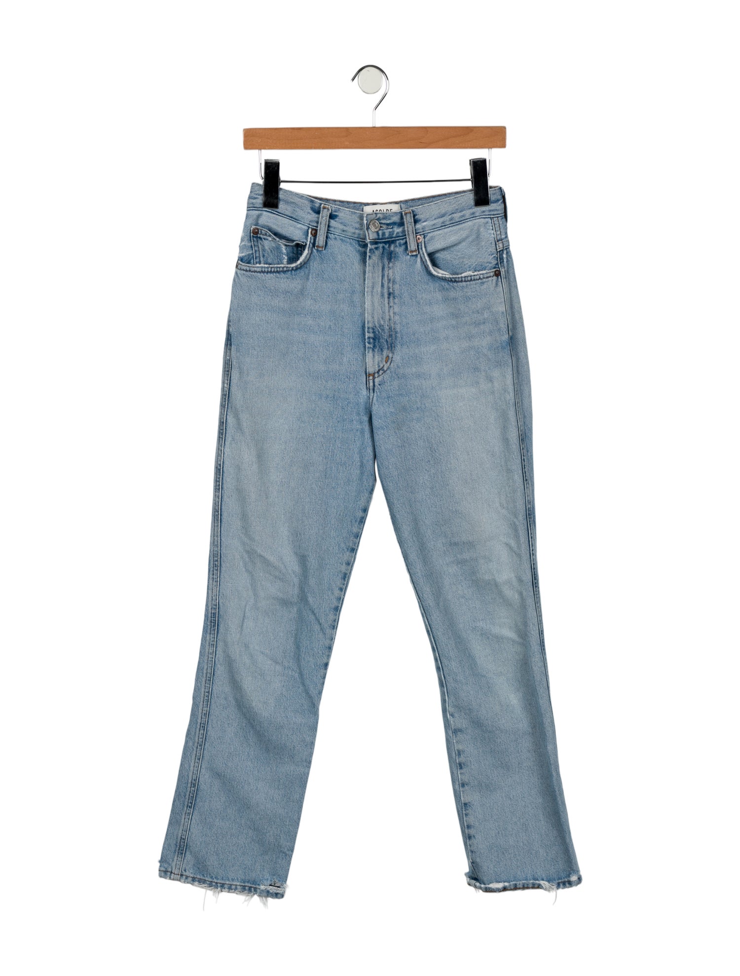 AGOLDE High-Rise Straight Leg Jeans