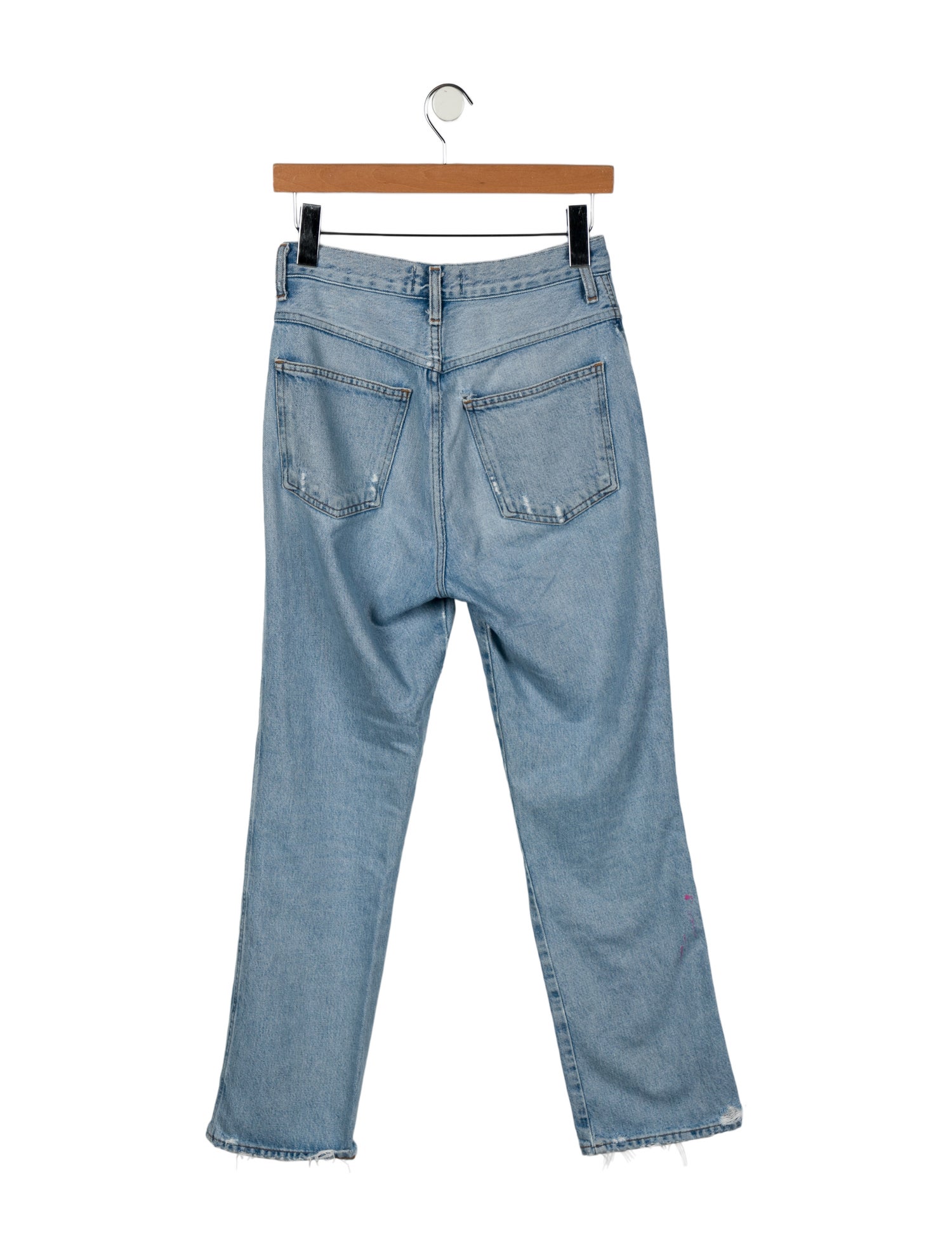 AGOLDE High-Rise Straight Leg Jeans