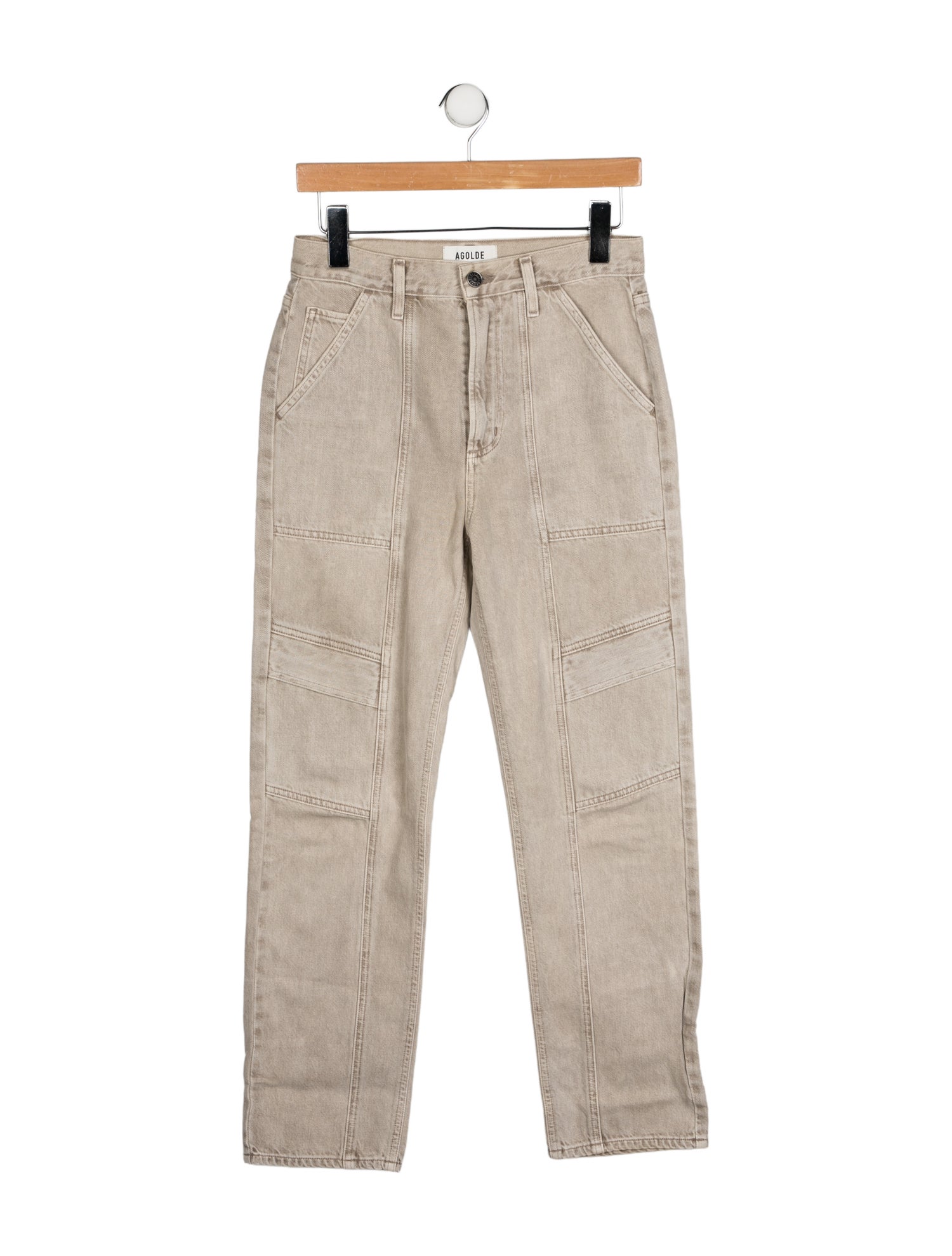 AGOLDE High-Rise Straight Leg Jeans