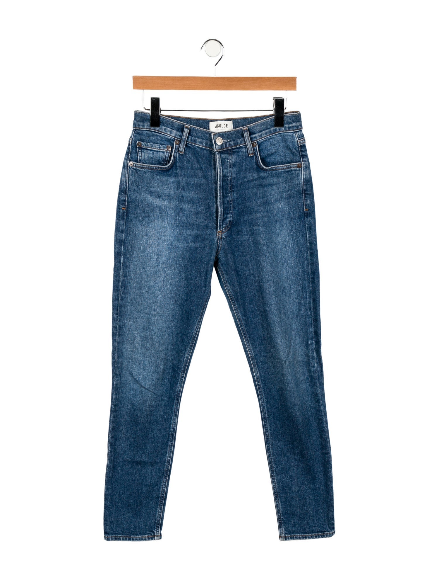 AGOLDE High-Rise Skinny Leg Jeans