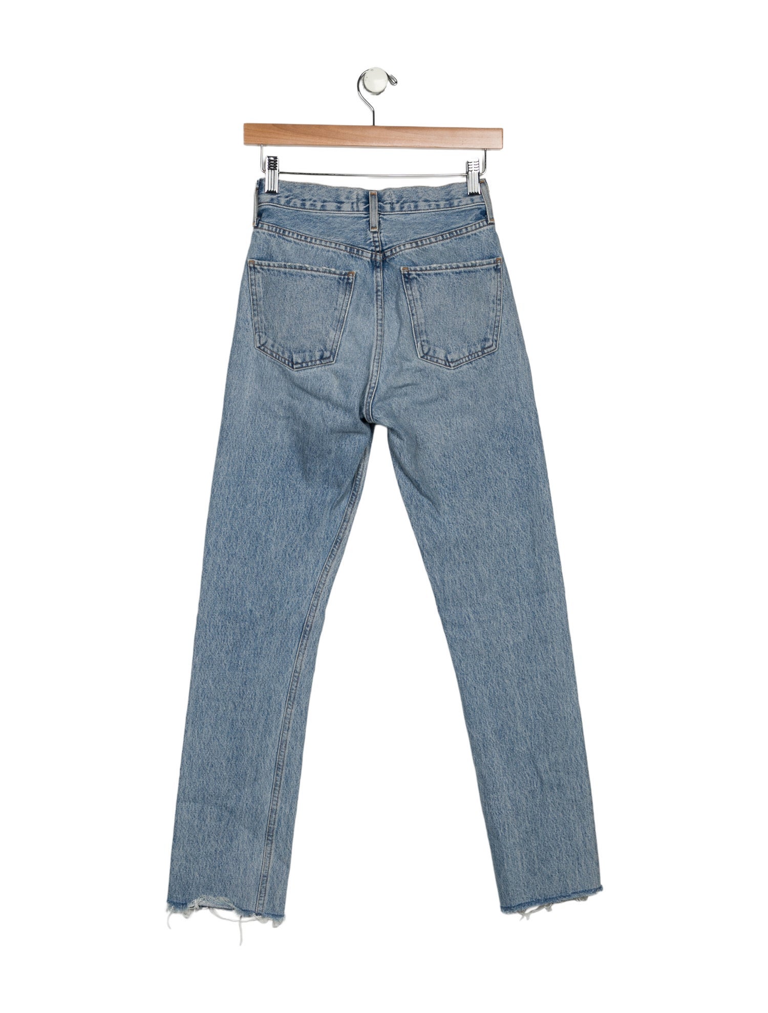 AGOLDE Mid-Rise Straight Leg Jeans