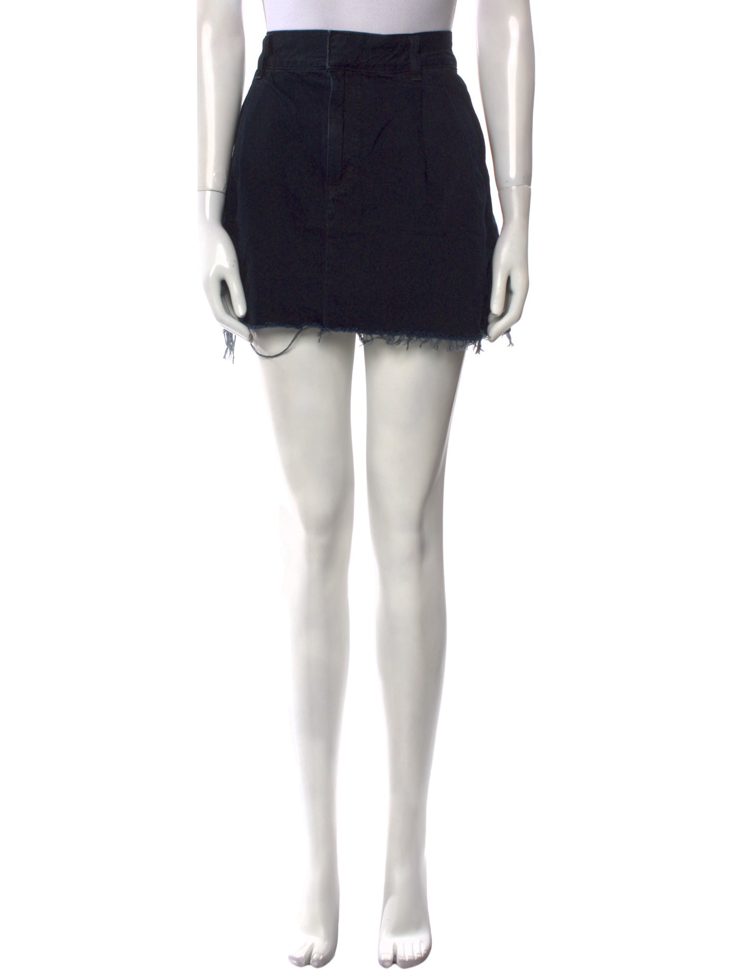 AGOLDE Distressed Accents Mini Skirt