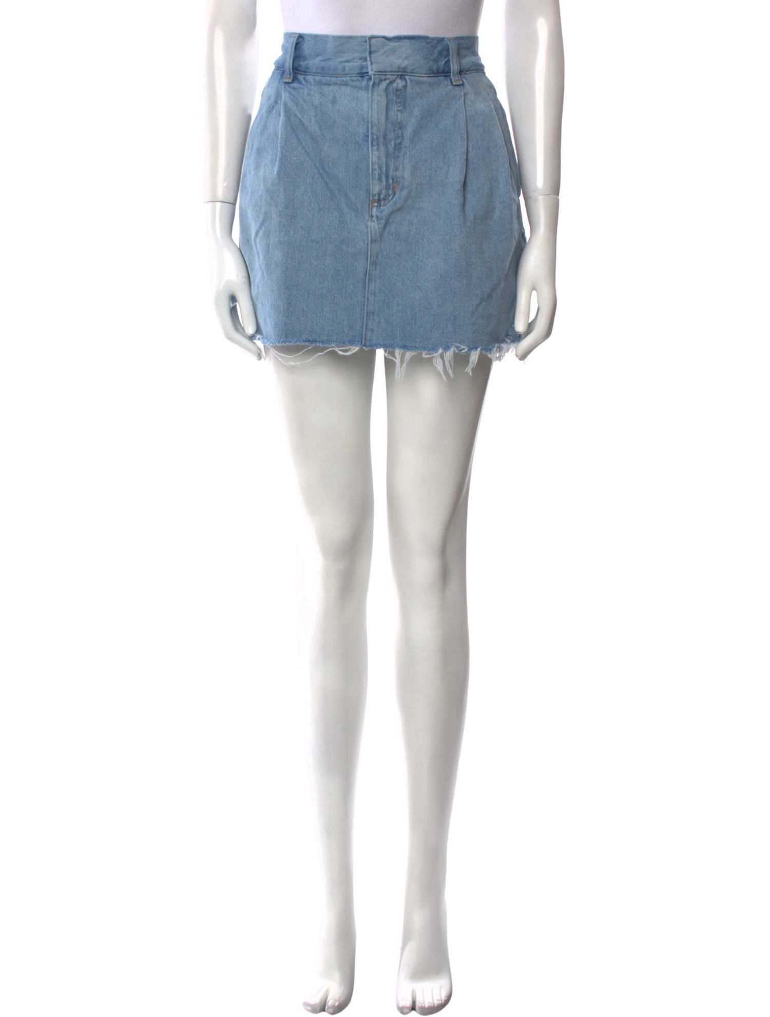 AGOLDE Distressed Accents Mini Skirt