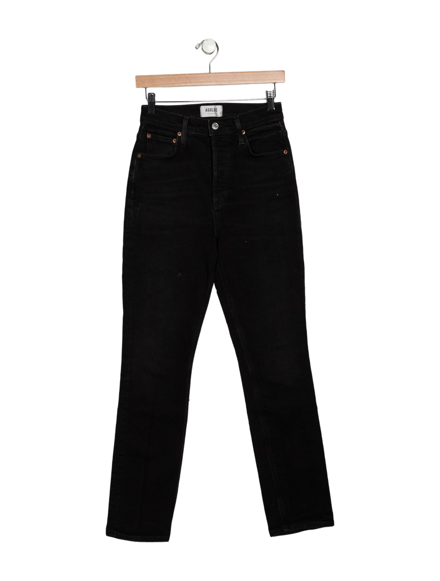 AGOLDE Mid-Rise Straight Leg Jeans