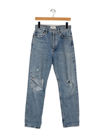 AGOLDE High-Rise Straight Leg Jeans