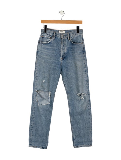 AGOLDE High-Rise Straight Leg Jeans