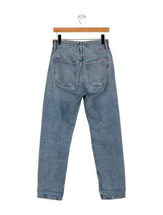 AGOLDE High-Rise Straight Leg Jeans