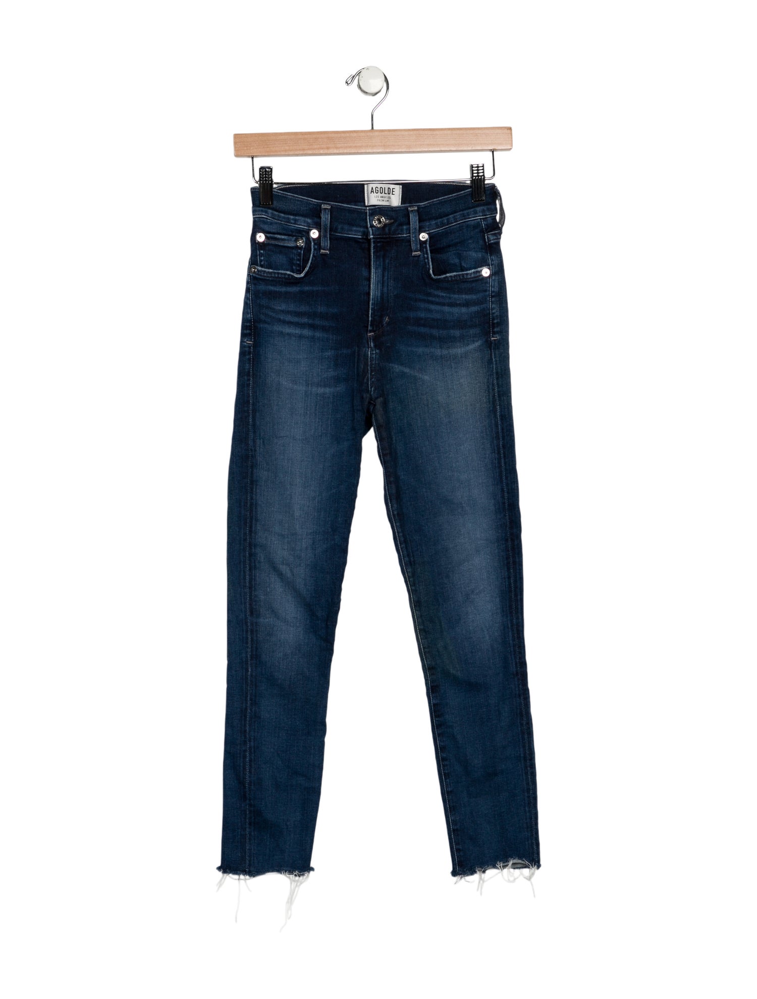 AGOLDE Mid-Rise Skinny Leg Jeans