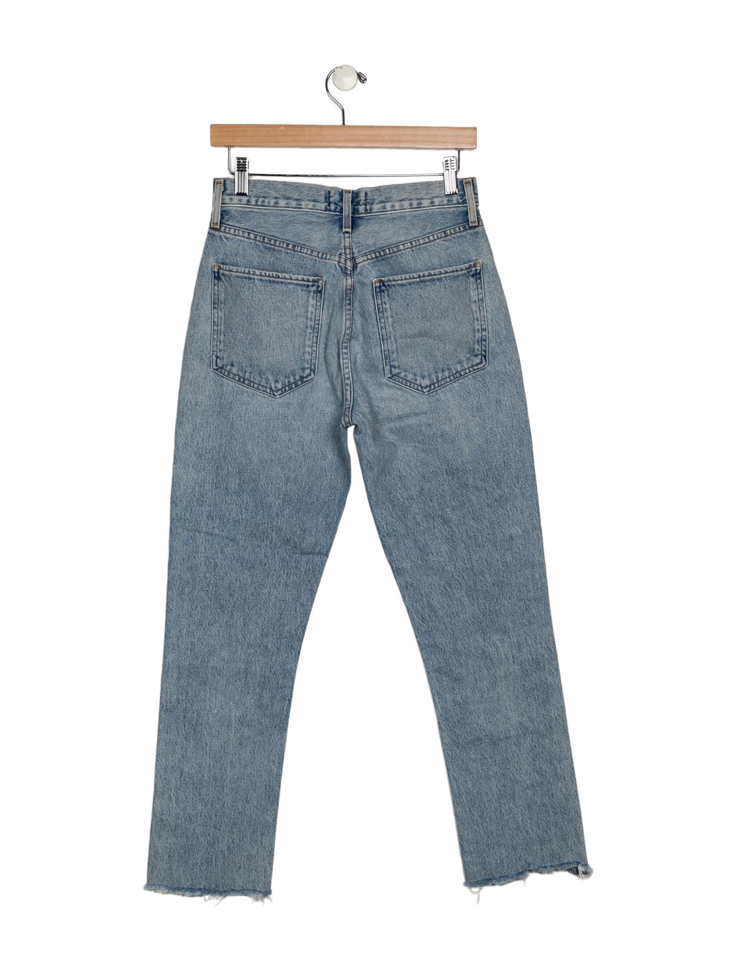 AGOLDE High-Rise Straight Leg Jeans
