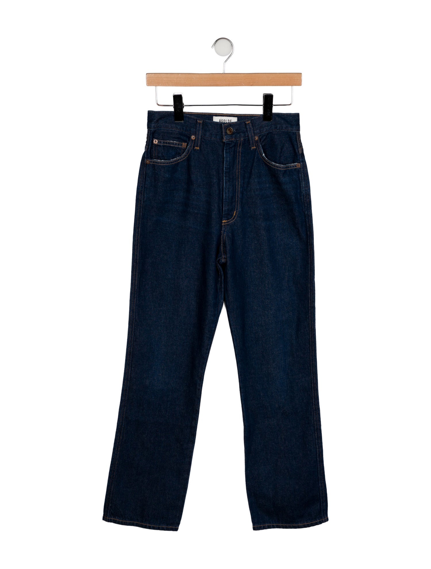 AGOLDE High-Rise Straight Leg Jeans