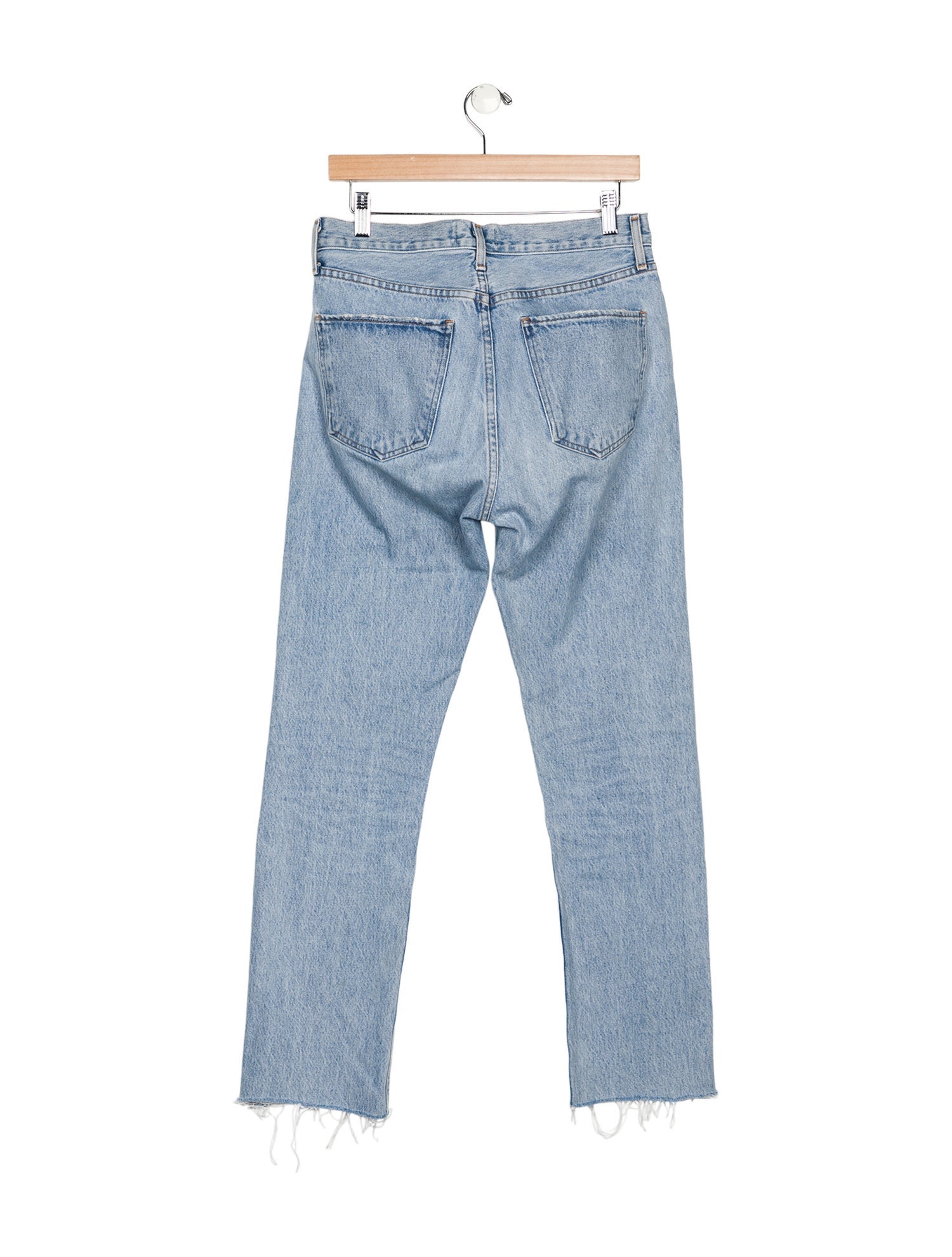 AGOLDE High-Rise Straight Leg Jeans