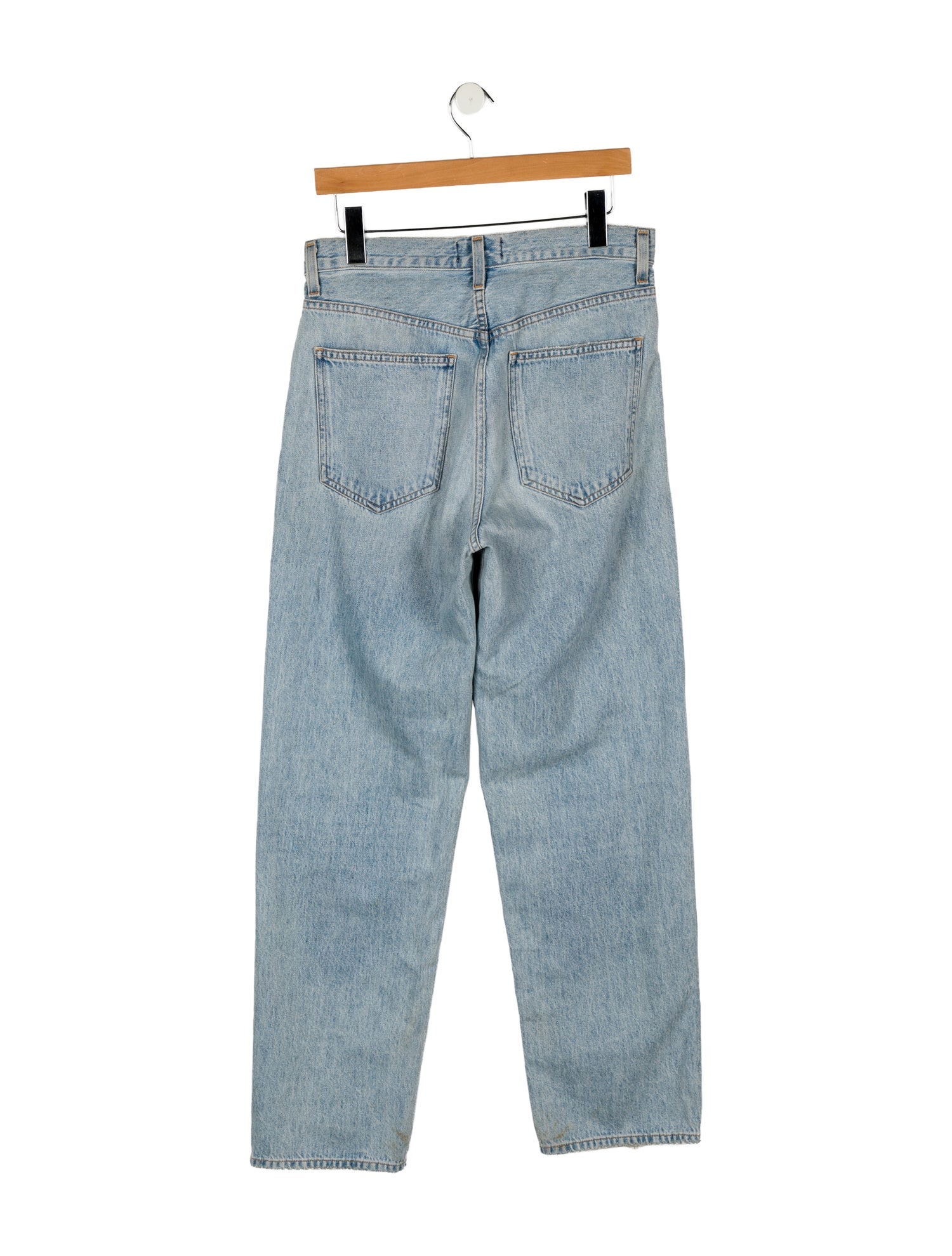 AGOLDE Mid-Rise Straight Leg Jeans