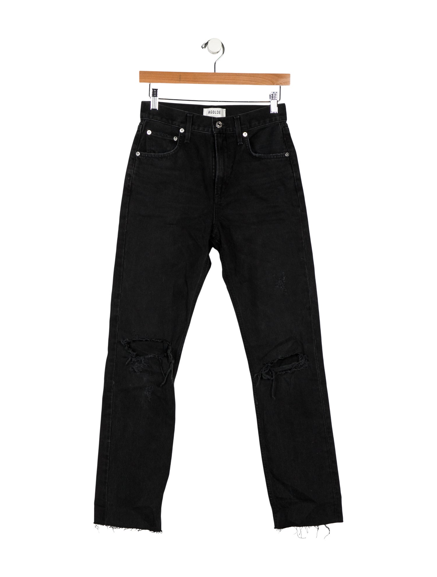 AGOLDE Mid-Rise Straight Leg Jeans