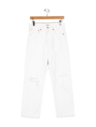 AGOLDE High-Rise Straight Leg Jeans