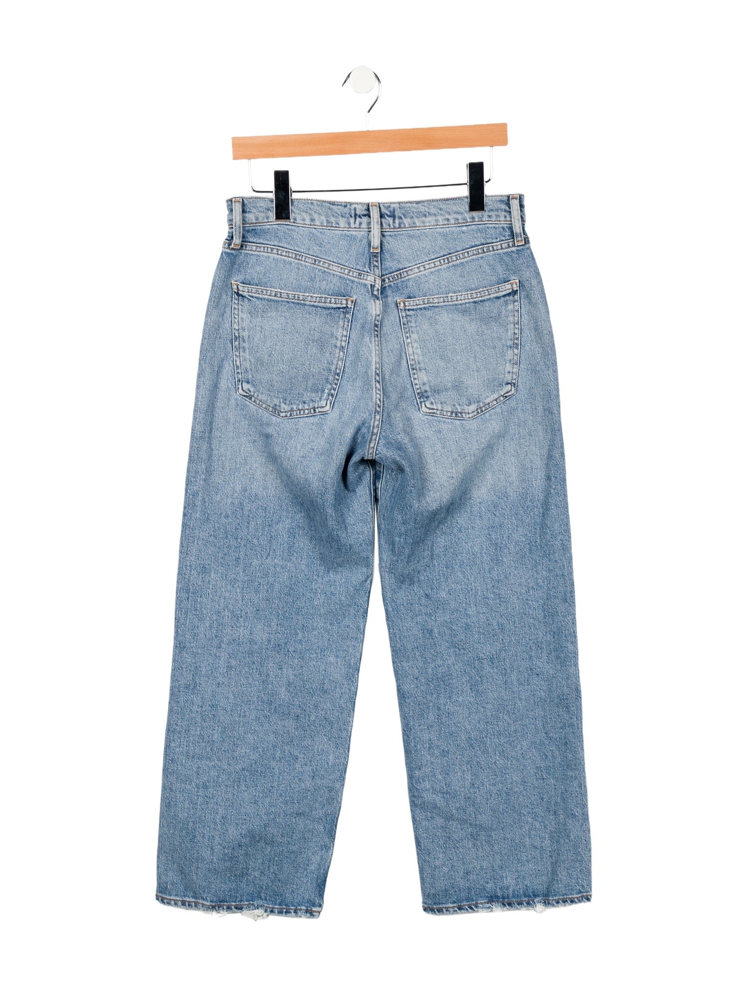 AGOLDE Mid-Rise Wide Leg Jeans
