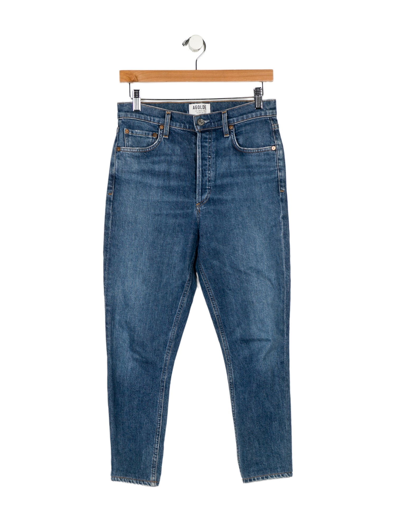 AGOLDE High-Rise Skinny Leg Jeans