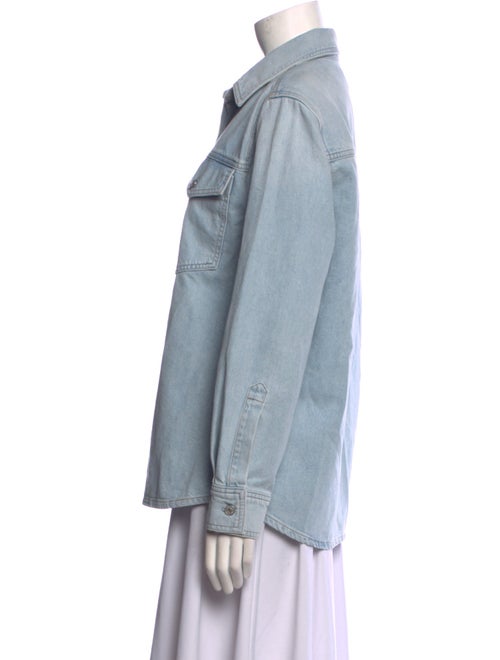 AGOLDE Long Sleeve Button-Up Top