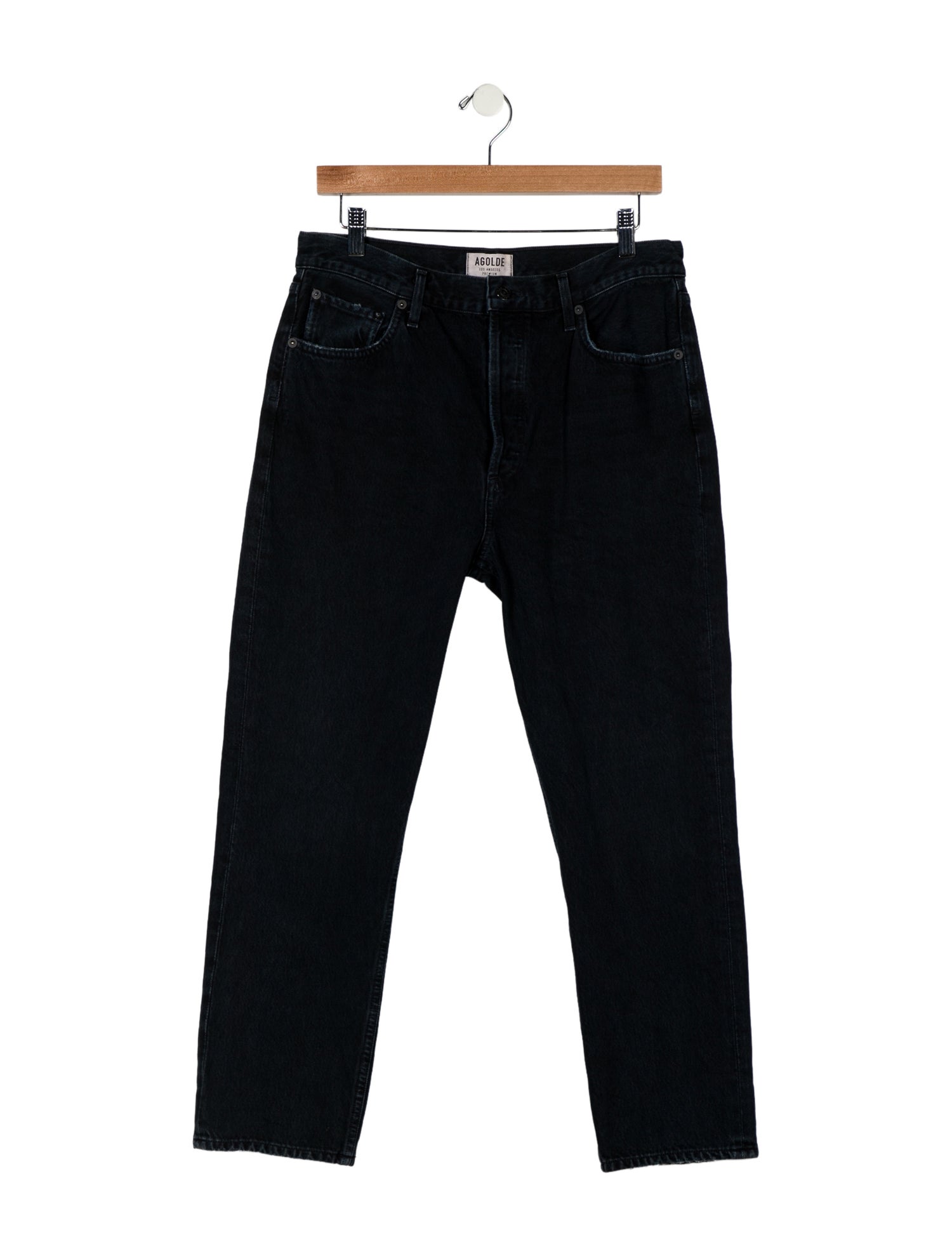 AGOLDE High-Rise Straight Leg Jeans