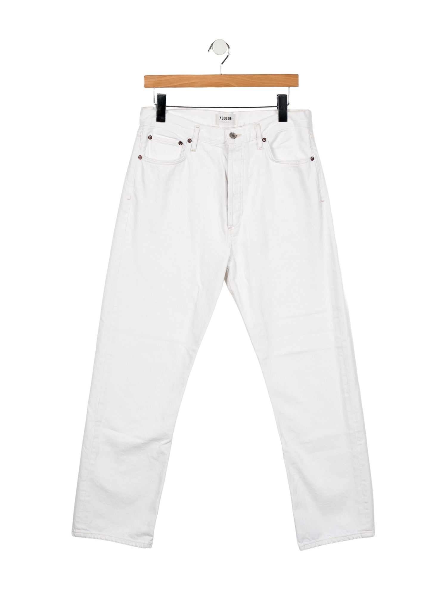AGOLDE High-Rise Straight Leg Jeans