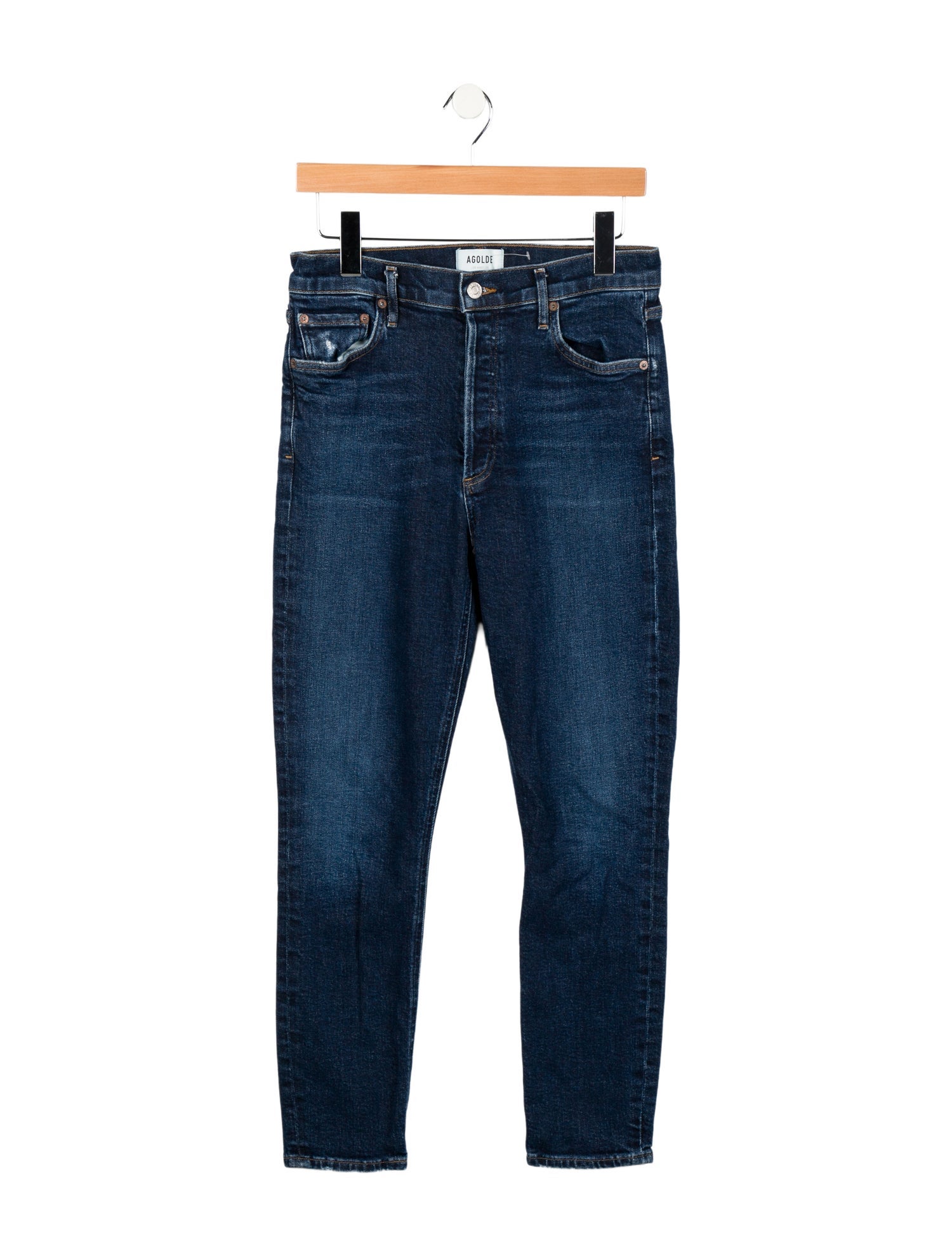 AGOLDE High-Rise Skinny Leg Jeans