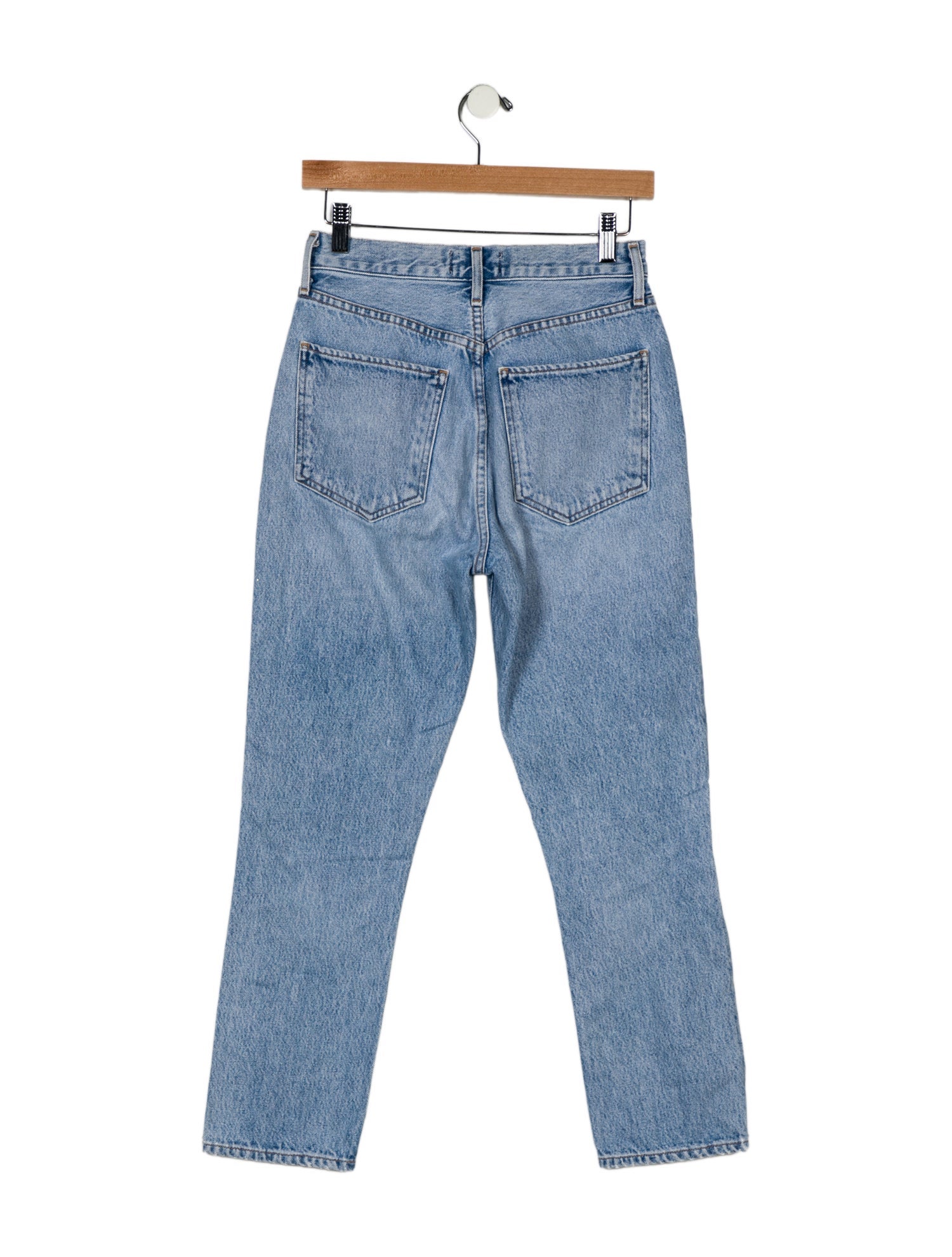 AGOLDE High-Rise Straight Leg Jeans