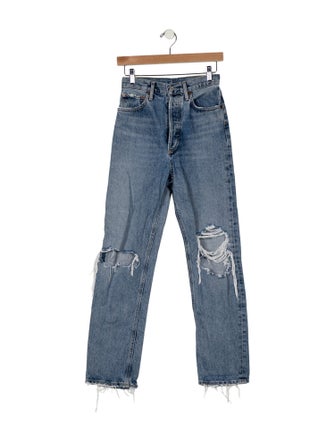 AGOLDE High-Rise Straight Leg Jeans