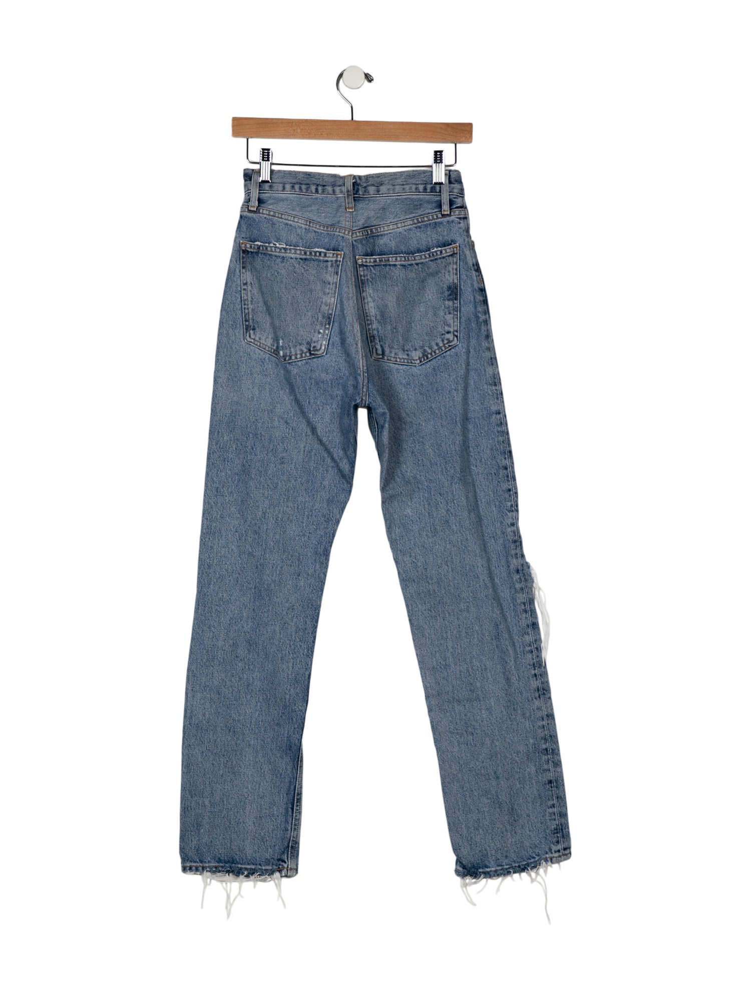 AGOLDE High-Rise Straight Leg Jeans