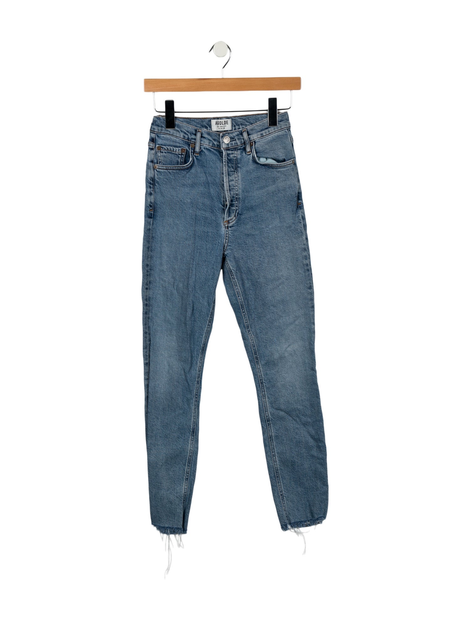 AGOLDE High-Rise Skinny Leg Jeans