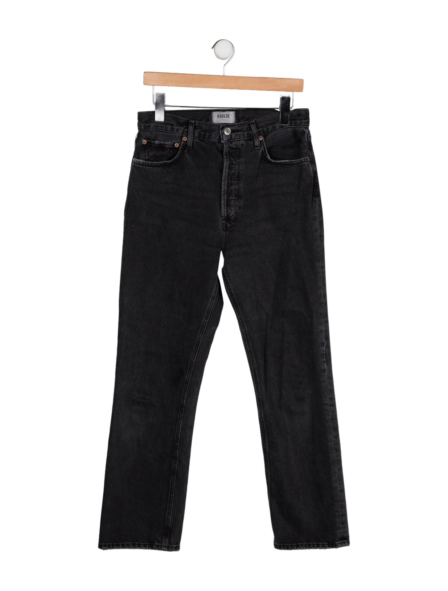 AGOLDE High-Rise Straight Leg Jeans