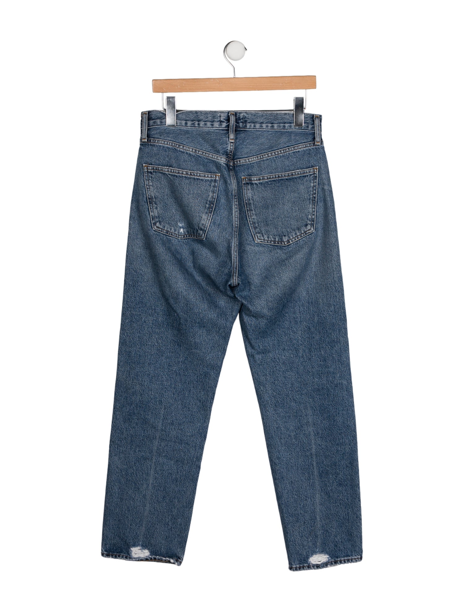AGOLDE High-Rise Straight Leg Jeans