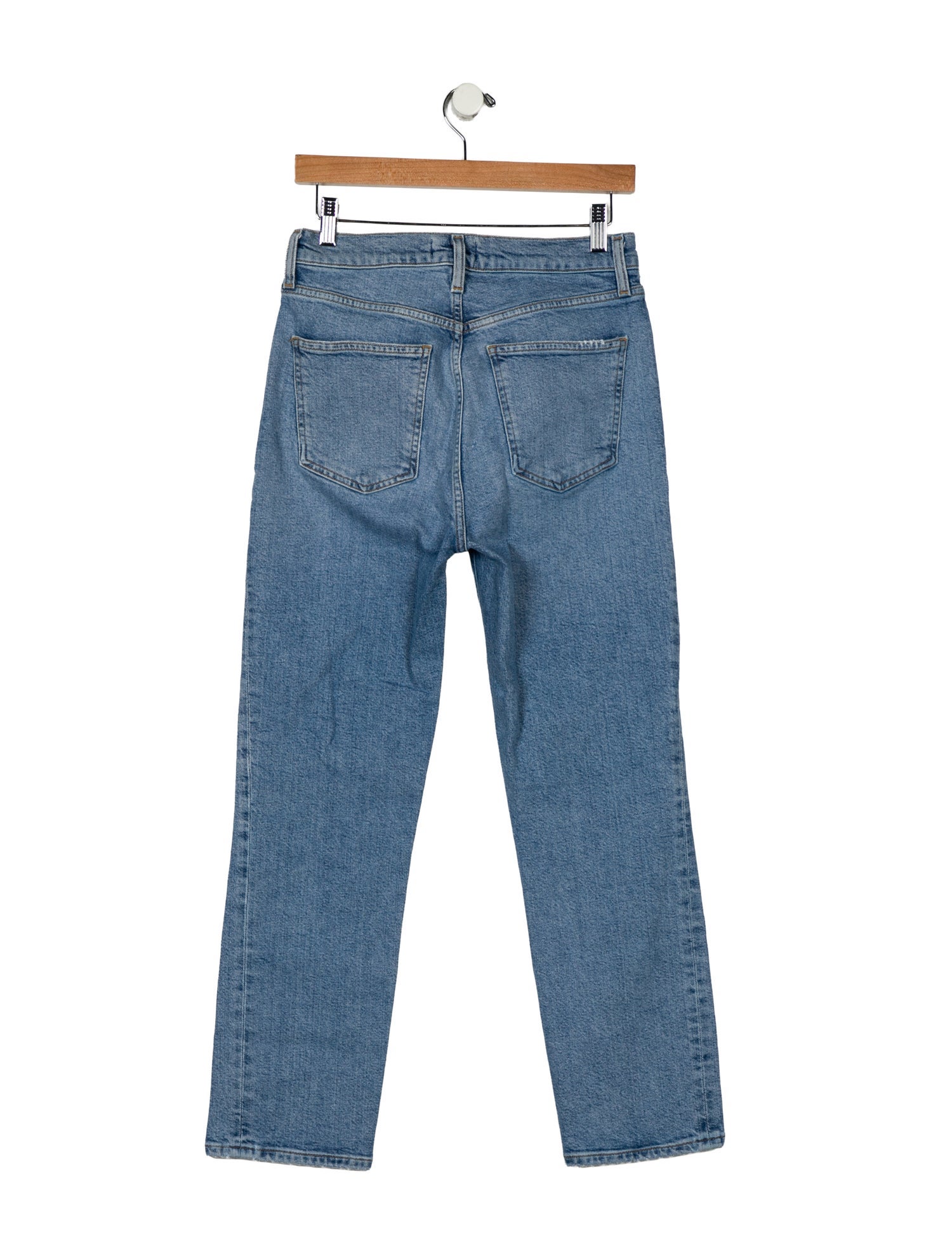 AGOLDE High-Rise Straight Leg Jeans