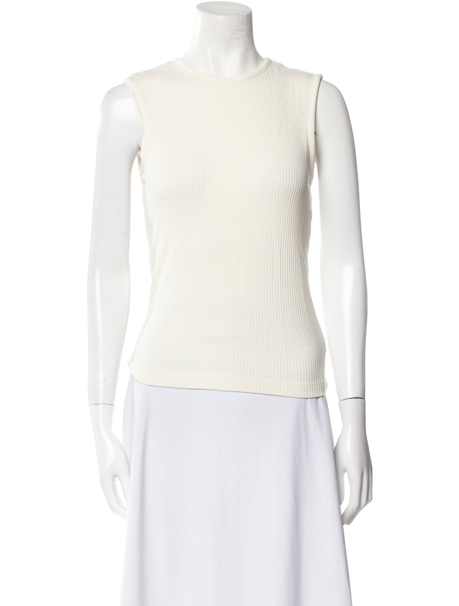 AGOLDE Crew Neck Sleeveless Top