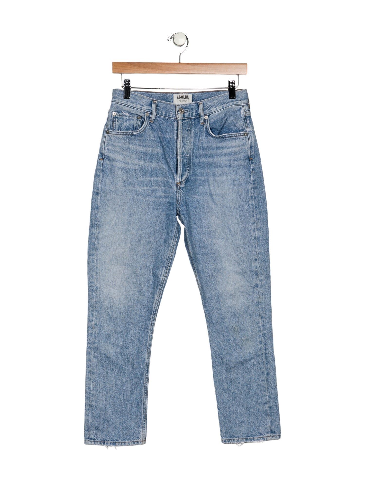 AGOLDE High-Rise Straight Leg Jeans