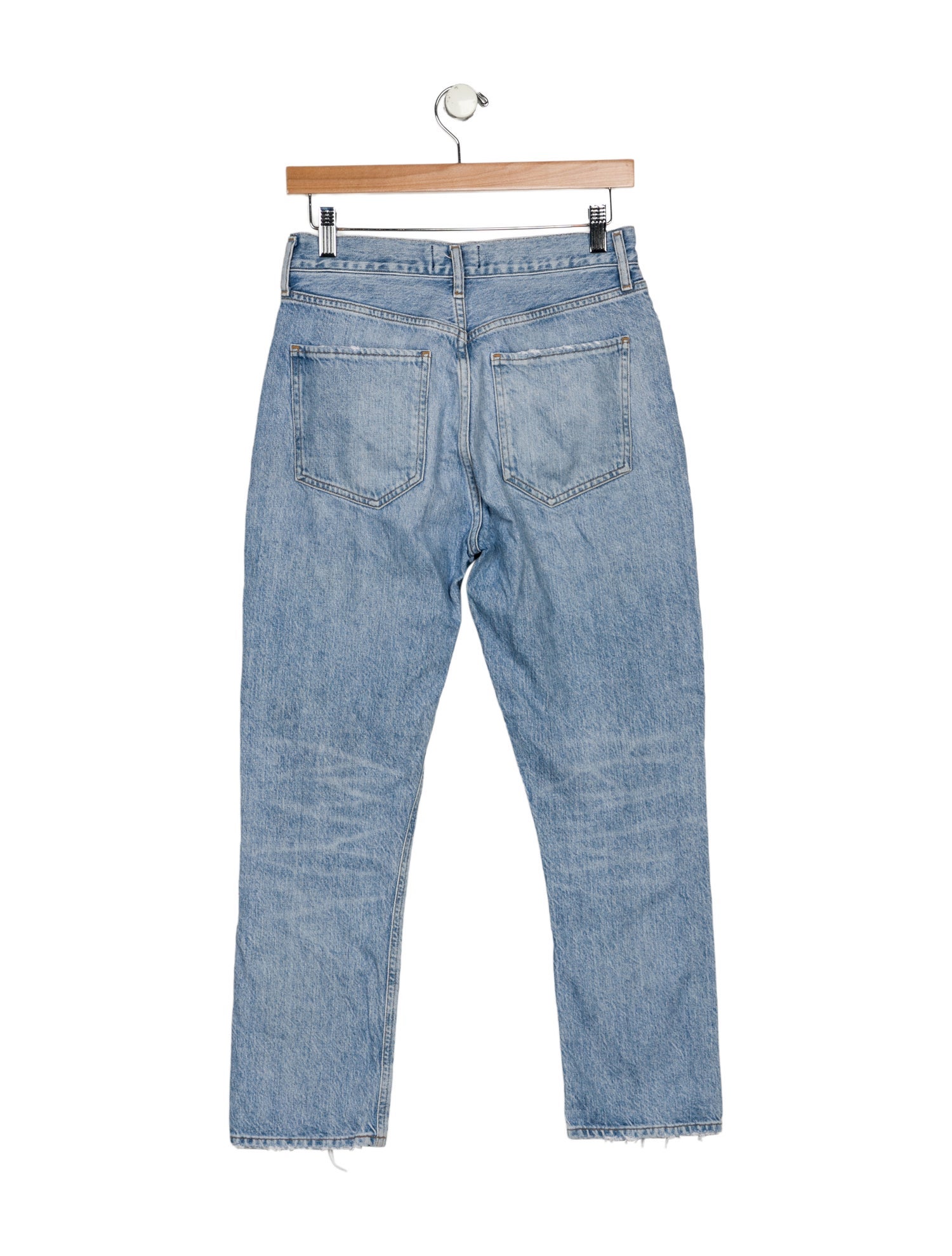 AGOLDE High-Rise Straight Leg Jeans