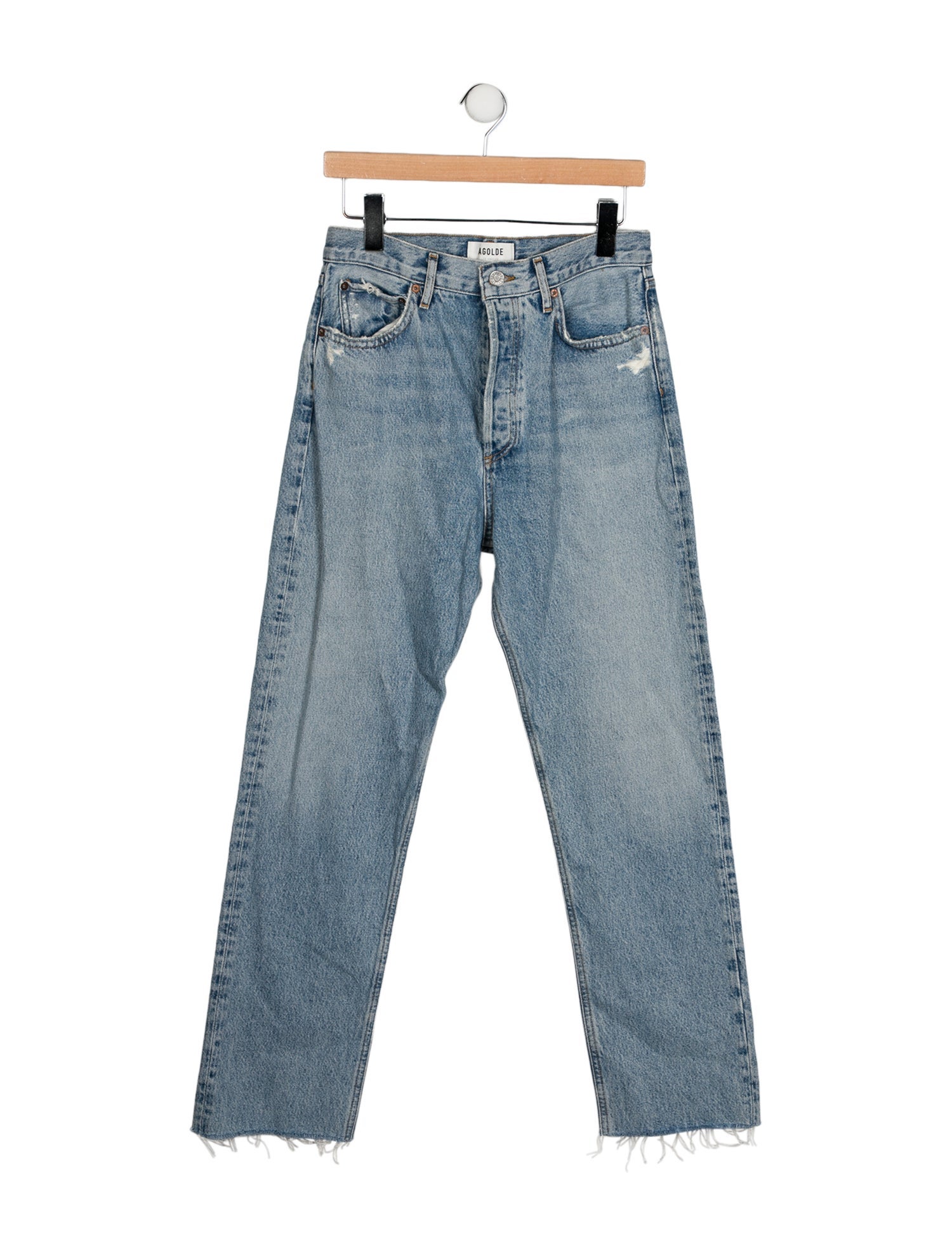 AGOLDE High-Rise Straight Leg Jeans
