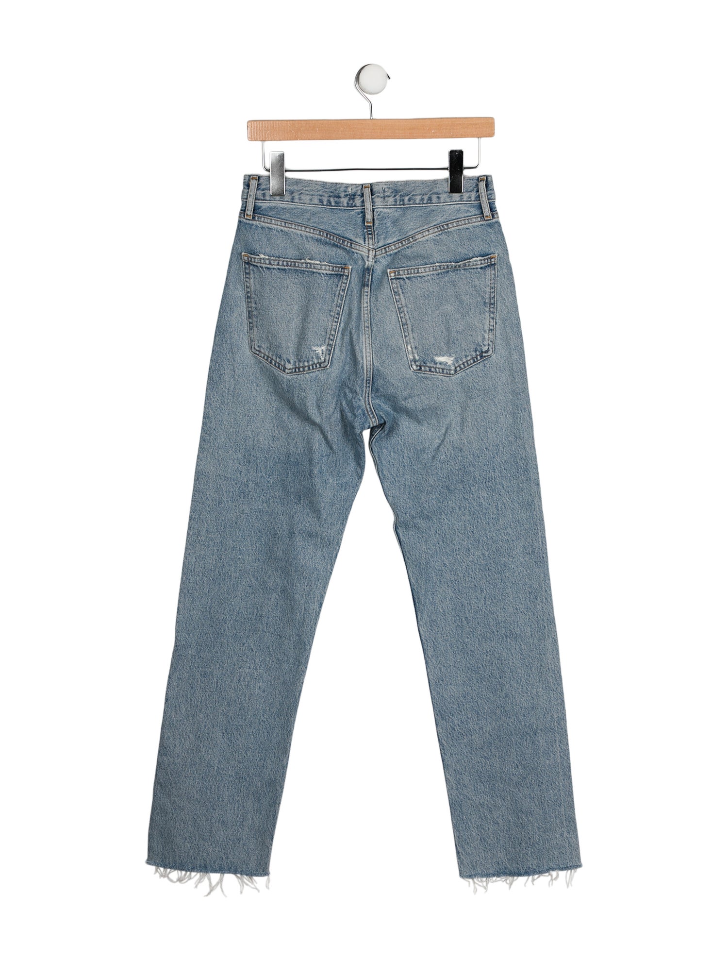AGOLDE High-Rise Straight Leg Jeans