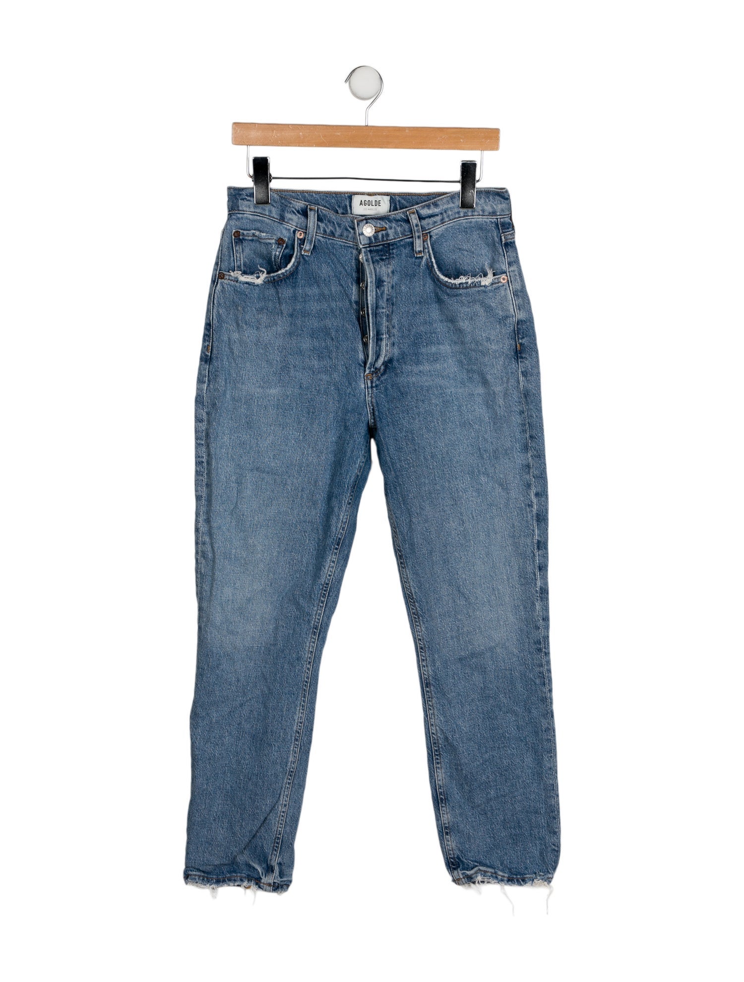 AGOLDE High-Rise Straight Leg Jeans