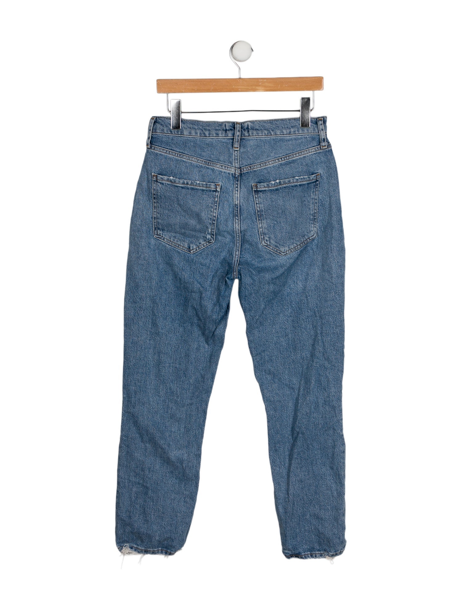 AGOLDE High-Rise Straight Leg Jeans