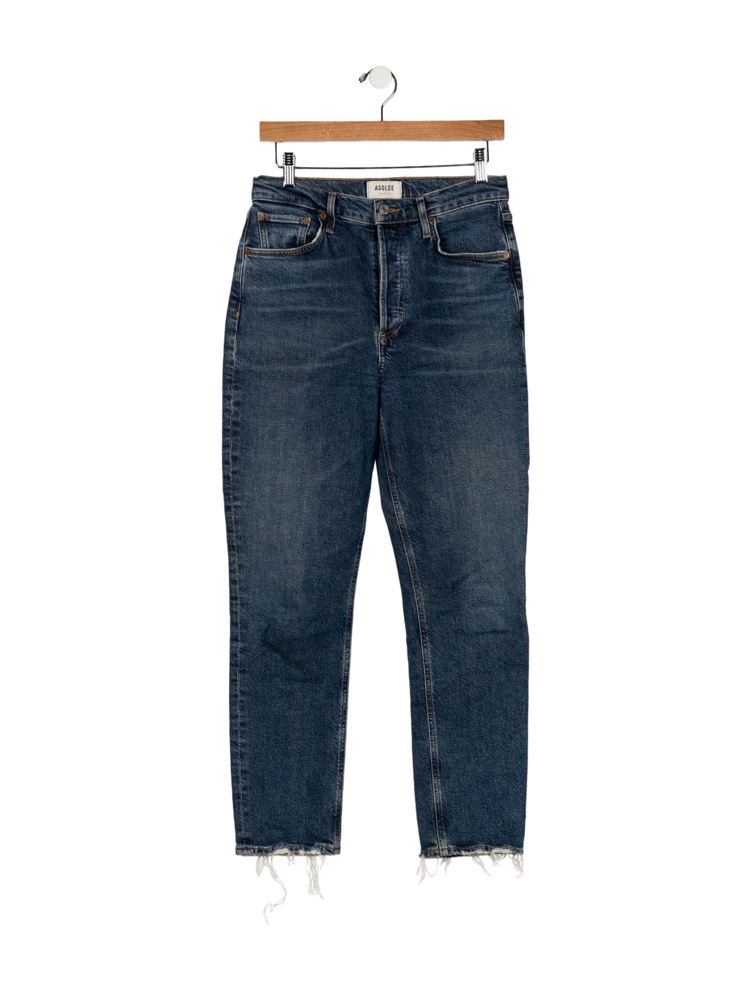 AGOLDE High-Rise Straight Leg Jeans