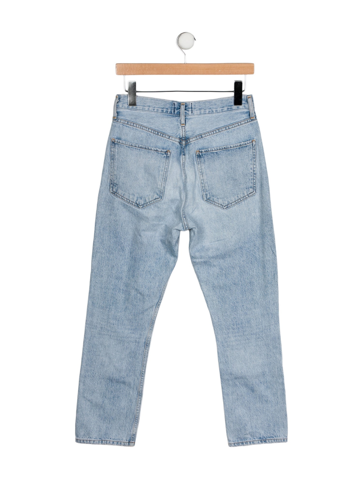 AGOLDE High-Rise Straight Leg Jeans