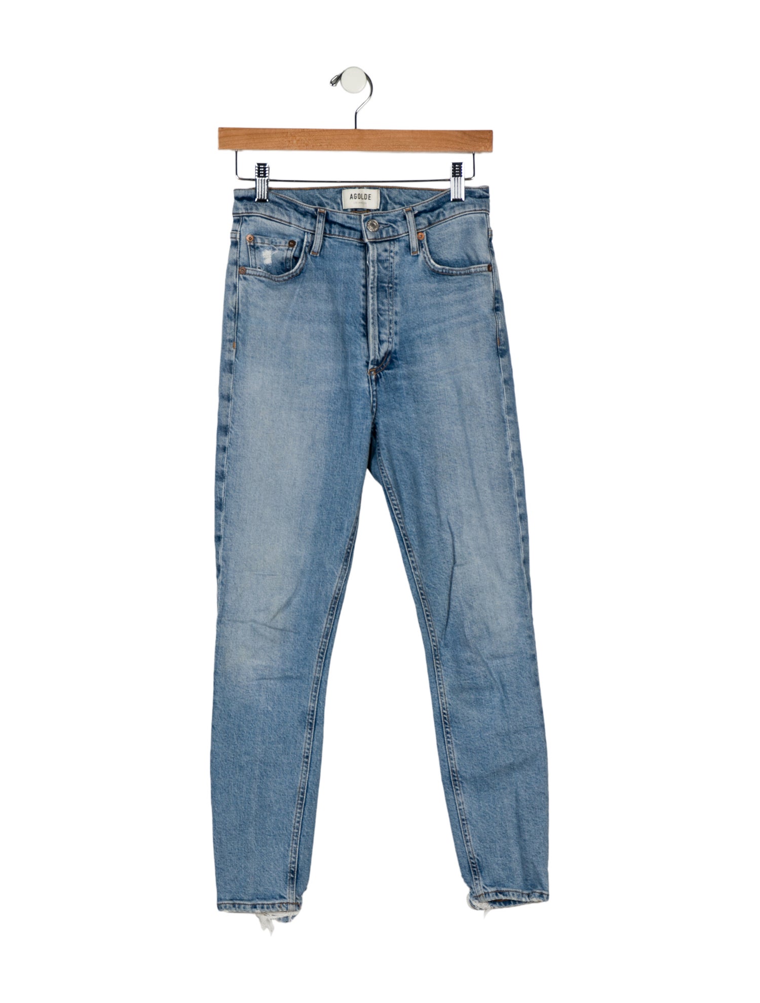 AGOLDE High-Rise Skinny Leg Jeans