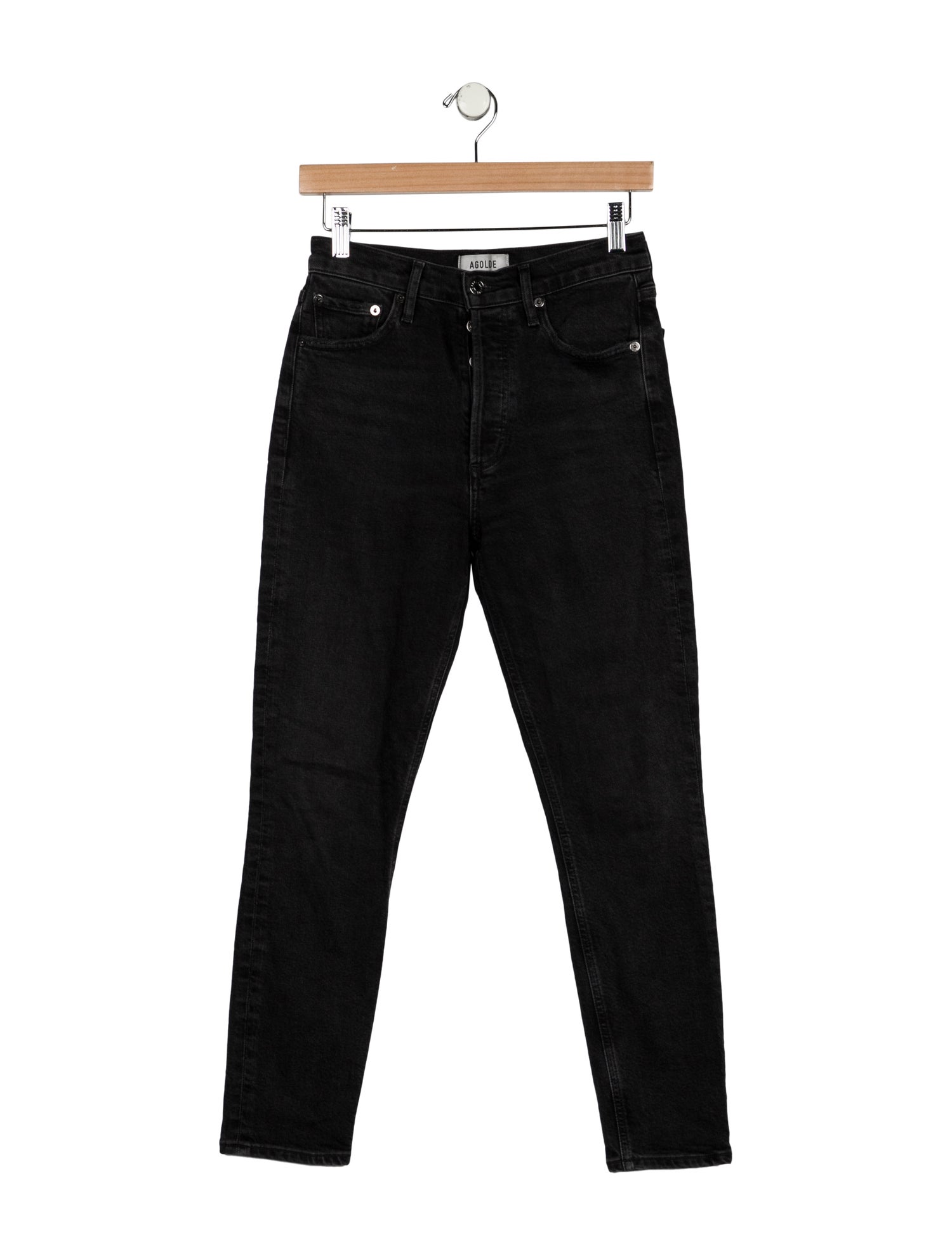 AGOLDE Mid-Rise Skinny Leg Jeans