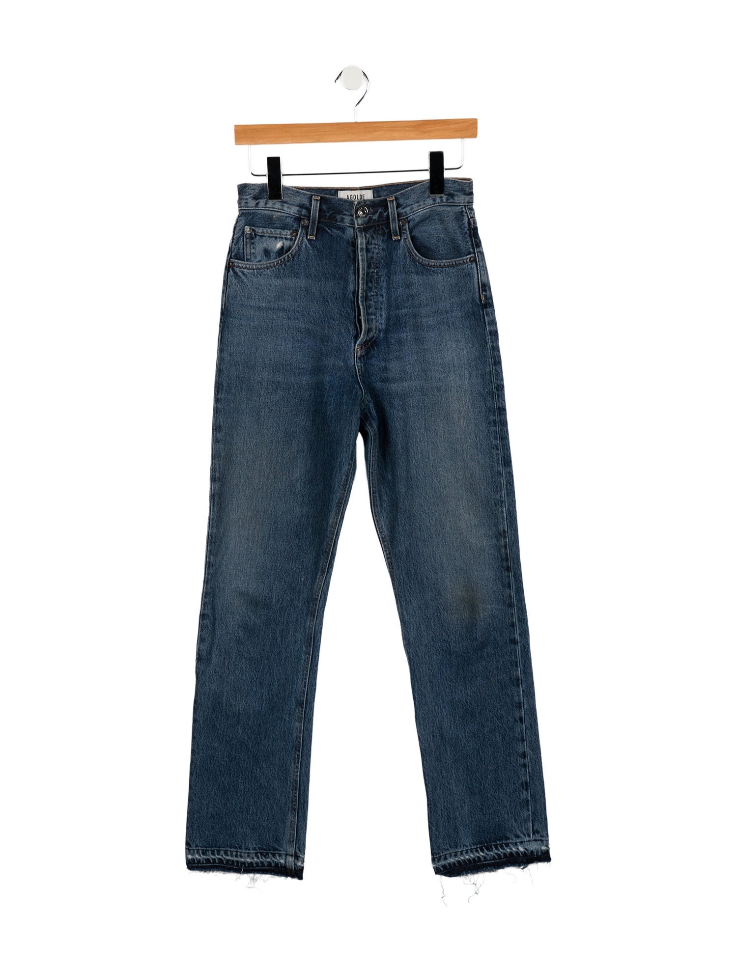 AGOLDE High-Rise Straight Leg Jeans