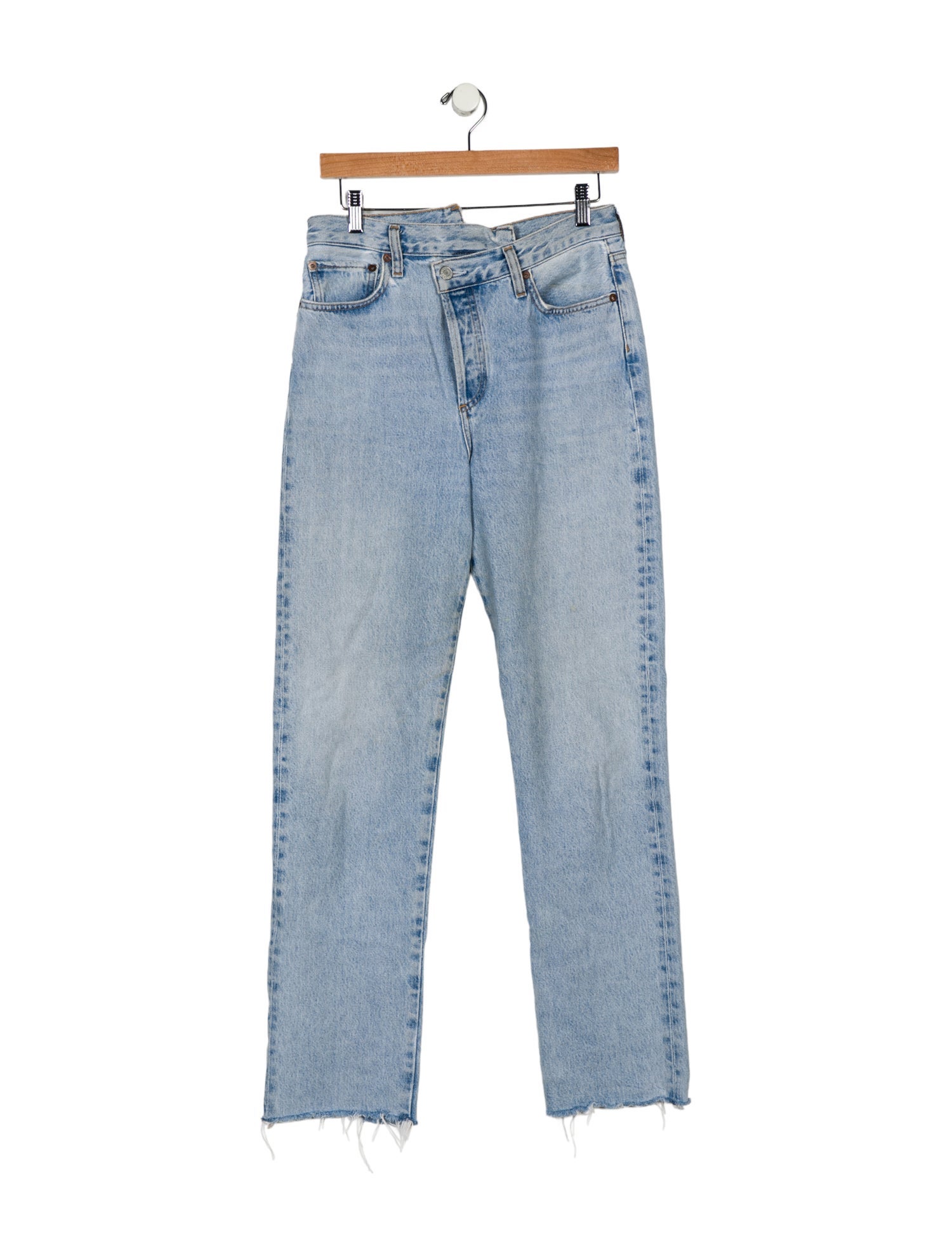 AGOLDE High-Rise Straight Leg Jeans